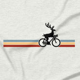 Deer on Gear Cycling - Unisex T-shirt